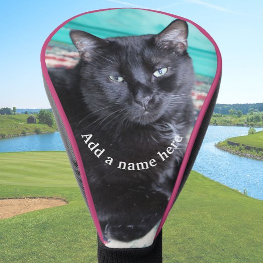 Couvre-club De Golf Create Your Own Custom Cat Owner Gift Pet