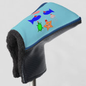Couvre-club De Golf Créatures de la mer de Noël (Devant 3/4)