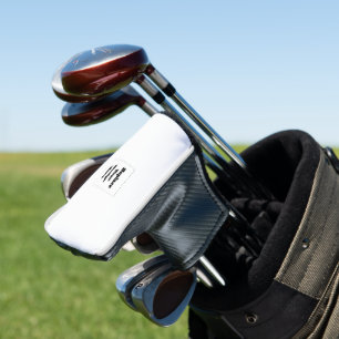 Couvre-club De Golf Créez Votre Propre blanc