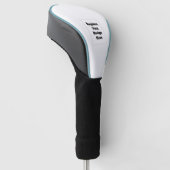 Couvre-club De Golf Créez Votre Propre blanc (Incliné)
