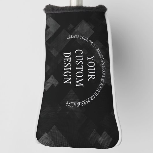 Couvre-club De Golf Créez votre propre conception personnalisée (Tourné à 90°)