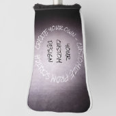 Couvre-club De Golf Créez votre propre Customisé (Tourné à 90°)