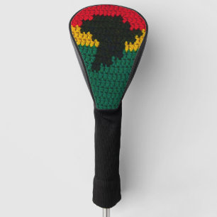 Couvre-club De Golf Crochet de l'architecte écologiste Afrique Red Bl