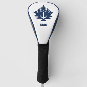 Couvre-club De Golf Croisière de plage personnalisée Ancre nautique Mo