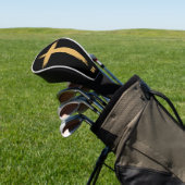 Couvre-club De Golf Croix dorée religieuse (In Situ)