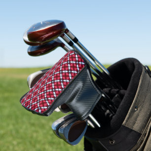 Couvre-club De Golf Croix rouge bambou