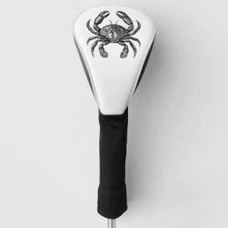 Couvre-club De Golf Croquis de crabe vintage