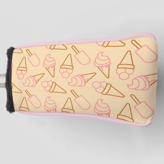 Couvre-club De Golf Cuisine estivale avec contours de glace (Devant)