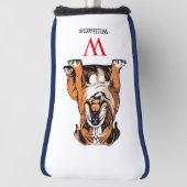 Couvre-club De Golf  Custom Bulldog Putter   (Tourné à 90°)