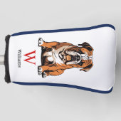 Couvre-club De Golf  Custom Bulldog Putter   (Devant)