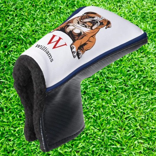 Couvre-club De Golf  Custom Bulldog Putter  