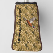 Couvre-club De Golf custom camo putter cover. (Tourné à 90°)