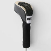 Couvre-club De Golf Custom Pet Dog Photo Black Labrador Personalized (Incliné)