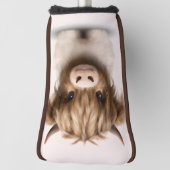 Couvre-club De Golf Cute Highlands Scottish Cow (Tourné à 90°)