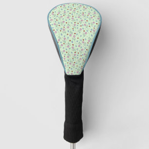 Couvre-club De Golf Cute Ladybug Polka dot Daisy Flower Russe Motif