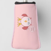 Couvre-club De Golf Cute Rose Baby Girl Owl Golf Putter Cover (Tourné à 90°)