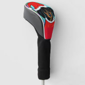 COUVRE-CLUB DE GOLF DACHSHING (Incliné)