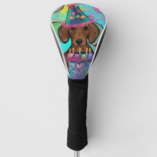 Couvre-club De Golf Dachshund (Devant)