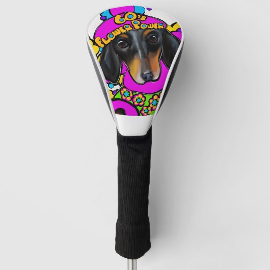 COUVRE-CLUB DE GOLF DACHSHUND (Devant)