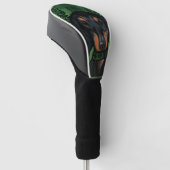 COUVRE-CLUB DE GOLF DACHSHUND (Incliné)