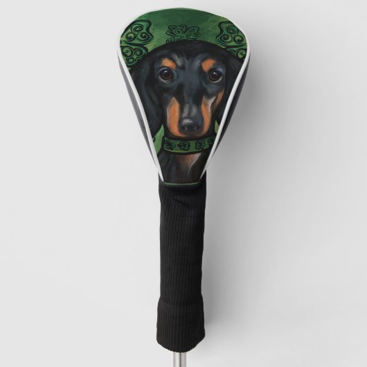 COUVRE-CLUB DE GOLF DACHSHUND (Devant)