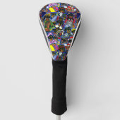 Couvre-club De Golf Dachshund Cartoons (Devant)