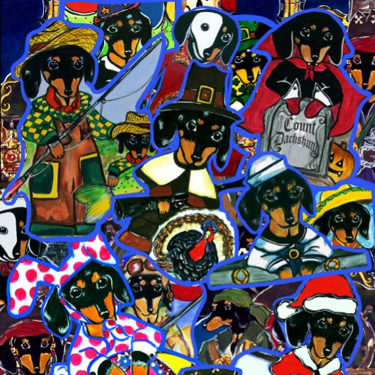 Couvre-club De Golf Dachshund Cartoons