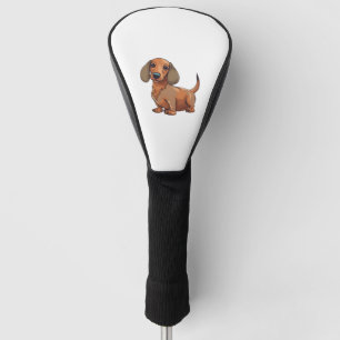 Couvre-club De Golf Dachshund Chien mignonne