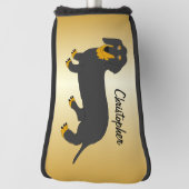 Couvre-club De Golf Dachshund Design (Tourné à 90°)