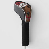 Couvre-club De Golf Dachshund Rouge (Incliné)