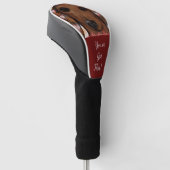 Couvre-club De Golf Dachshund Rouge (Incliné)
