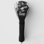Couvre-club De Golf Dad Established Modern Bold Photo (Devant)