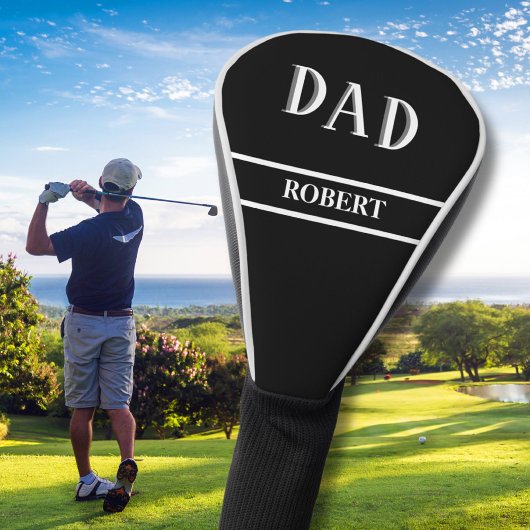 Couvre-club De Golf DAD personnalisé unique personnalisé avec nom