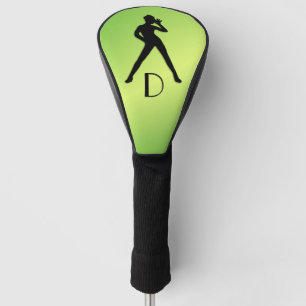 Couvre-club De Golf Danse moderne Green Initial