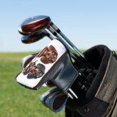 Couvre-club De Golf De mignons amis dachshund (In Situ)