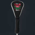 Couvre-club De Golf Dear Santa Wife christmas family matching<br><div class="desc">Dear Santa Wife christmas family matching</div>