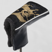 Couvre-club De Golf Déesse du Zodiaque | Astrologie du Taurus d'or cos (Devant 3/4)