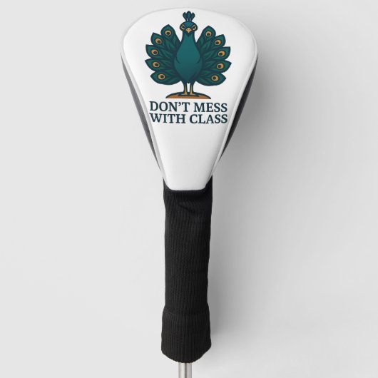 Couvre-club De Golf Défauts & Fleurs (Devant)