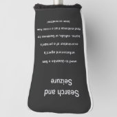 Couvre-club De Golf Définitions des lois (Tourné à 90°)