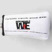 Couvre-club De Golf Déplorable nous golfeurs (Devant)