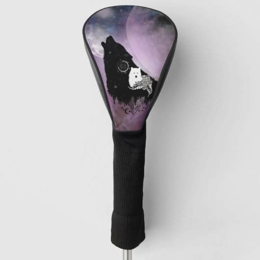 Couvre-club De Golf Des loups géniaux (Devant)