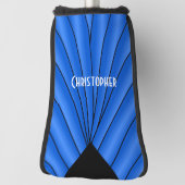 Couvre-club De Golf Design Art déco bleu (Tourné à 90°)