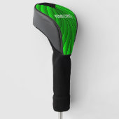 Couvre-club De Golf Design Art déco vert (Incliné)