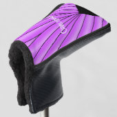 Couvre-club De Golf Design Art Déco violet (Devant 3/4)