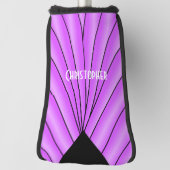 Couvre-club De Golf Design Art Déco violet (Tourné à 90°)