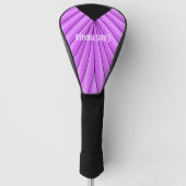 Couvre-club De Golf Design Art Déco violet (Devant)
