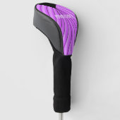 Couvre-club De Golf Design Art Déco violet (Incliné)