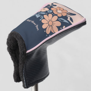 Couvre-club De Golf Design de fleurs personnalisé Couvercle de tubage 