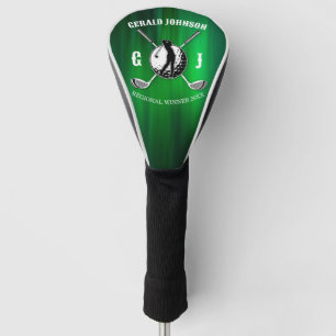 Couvre-club De Golf Design minimaliste Élégant Golf Monogramme