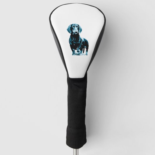 Couvre-club De Golf Design moderne dachshund (Devant)
